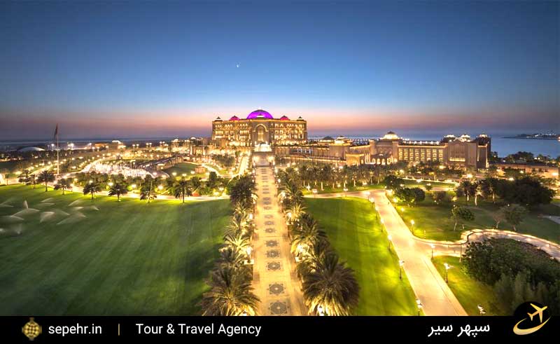کاخ ابوظبی هتل هفت ستاره دنیا