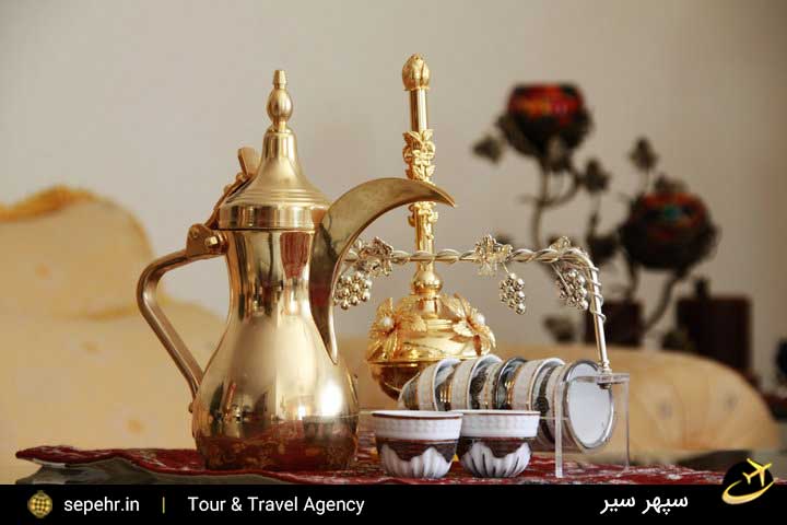 ظرف قهوه عربی یک سوغاتی بی نظیر از دبی 
