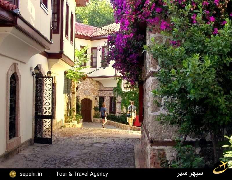 دهکده قدیمی آنتالیا یکی از جاذبه های گردشگی ترکیه