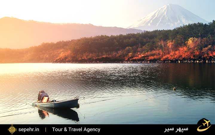 دریاچه فوجی-جاذبه ی گردشگری زیبا در ژاپن-خرید بلیط هواپیما-