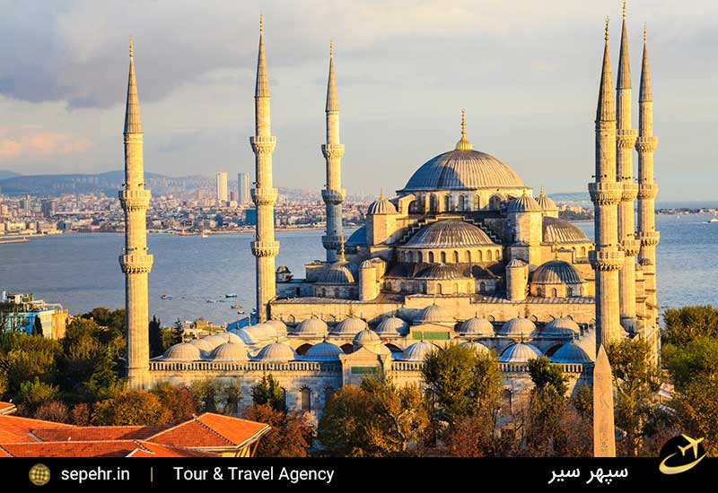 مسجد سلیمانیه استانبول همراه با سپهر