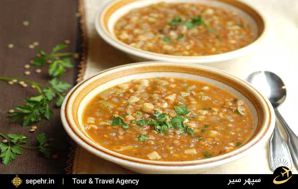 سوزی شورباسی-غذای سنتی تبریز-خرید بلیط هواپیما